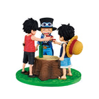 One Piece Dramatic Memories Ace & Sabo & Luffy Ichibansho Figur 10cm
