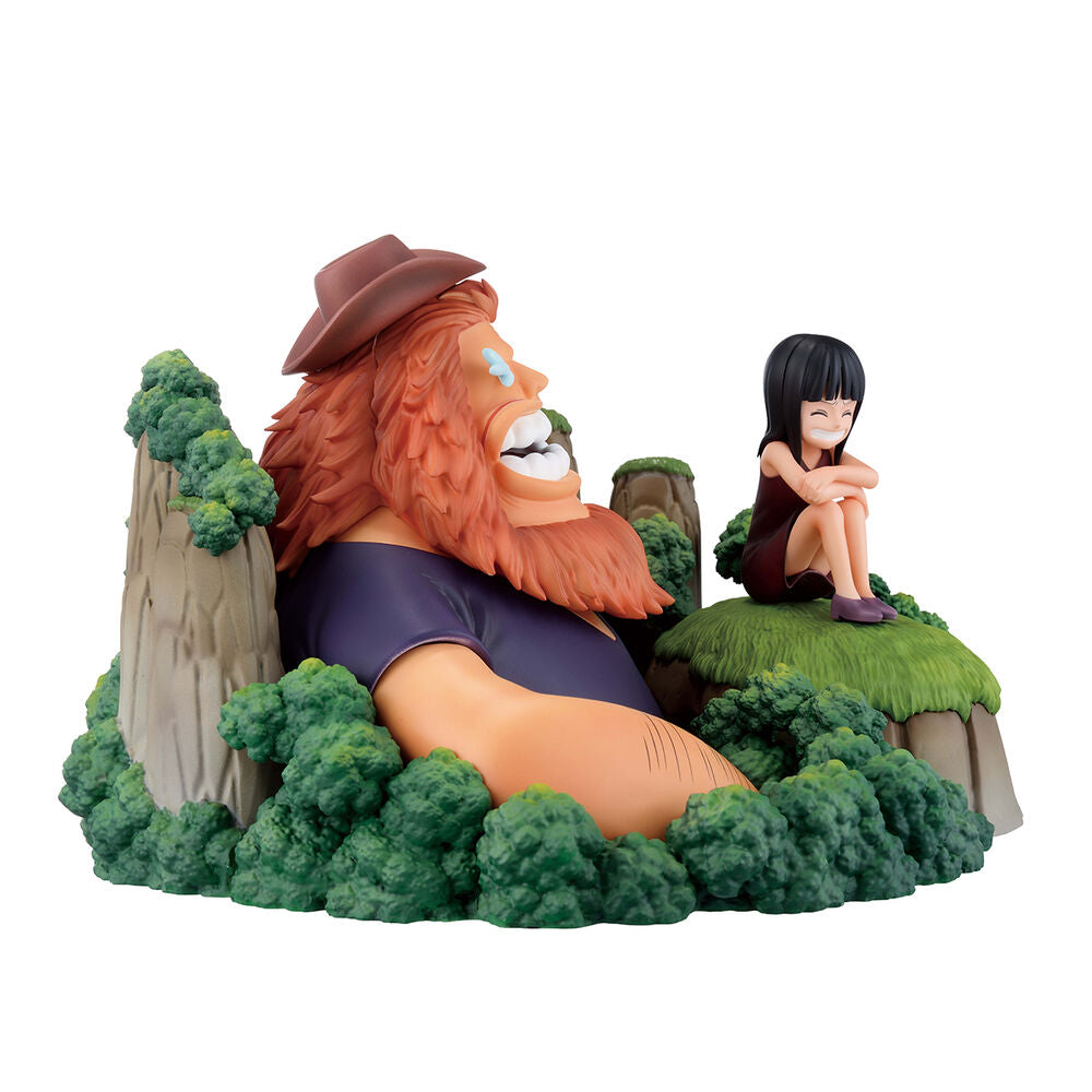 One Piece Dramatic Memories Saul & Robin Figur 13cm
