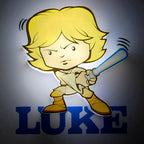 Star Wars Luke Skywalker 3D Light FX Mini Lampa