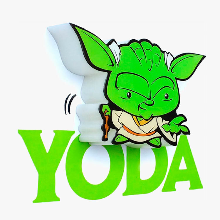 Star Wars Yoda 3D Light FX Mini Lampa