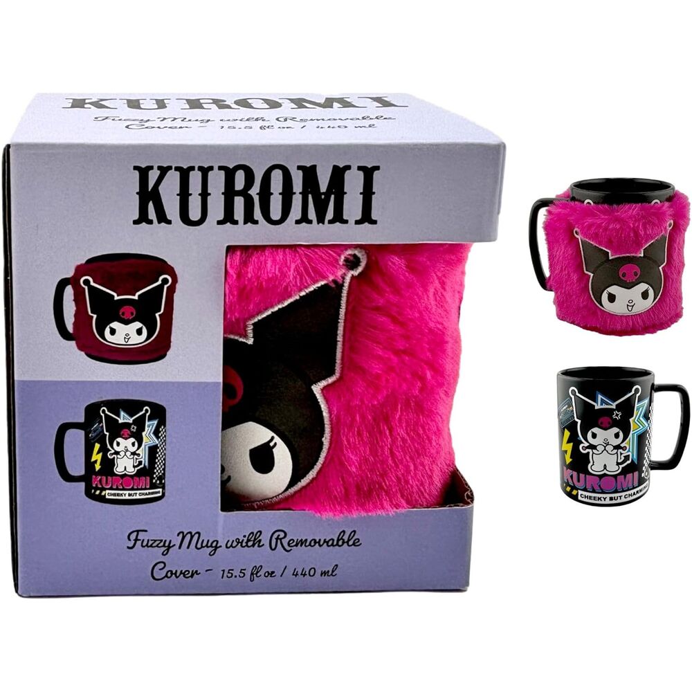Hello Kitty Kuromi Mug med Gosedjur Skydd 440ml