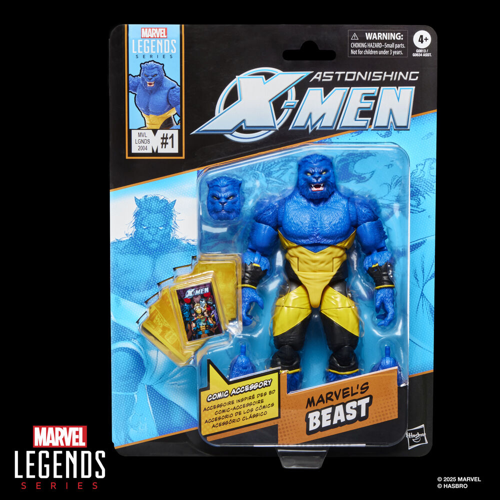 Marvel Legends Series X-Men Astonishing Beast Figur 15cm
