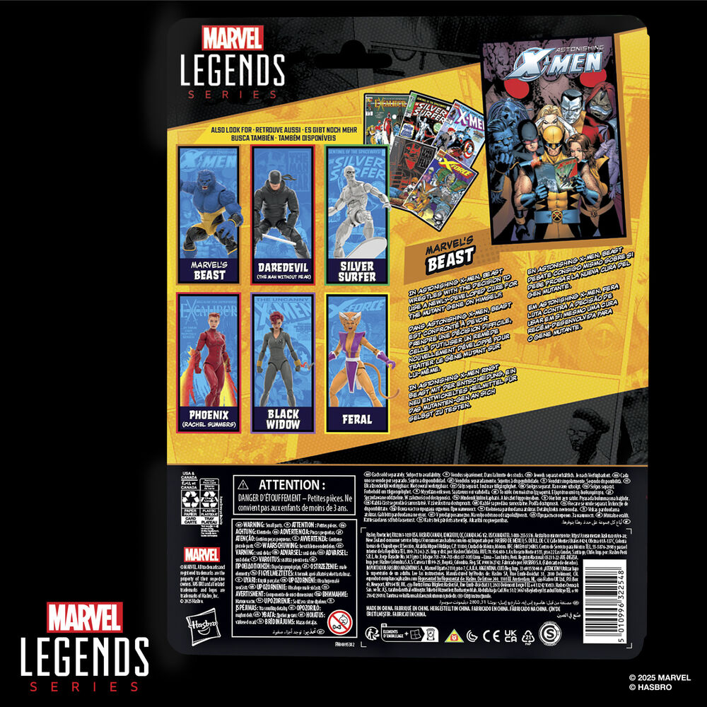 Marvel Legends Series X-Men Astonishing Beast Figur 15cm