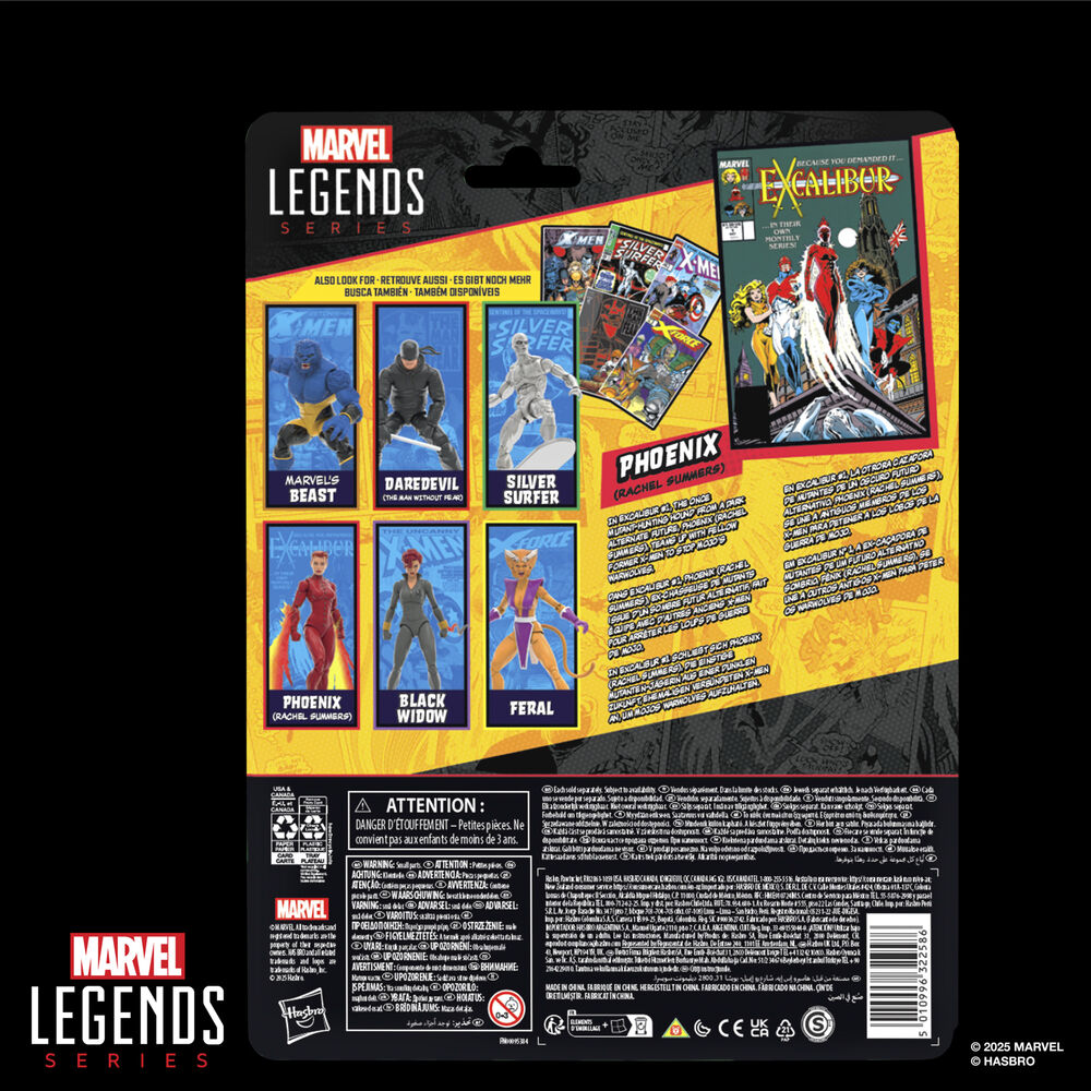 Marvel Legends Series Excalibur Phoenix Rachel Summers Figur 15 cm