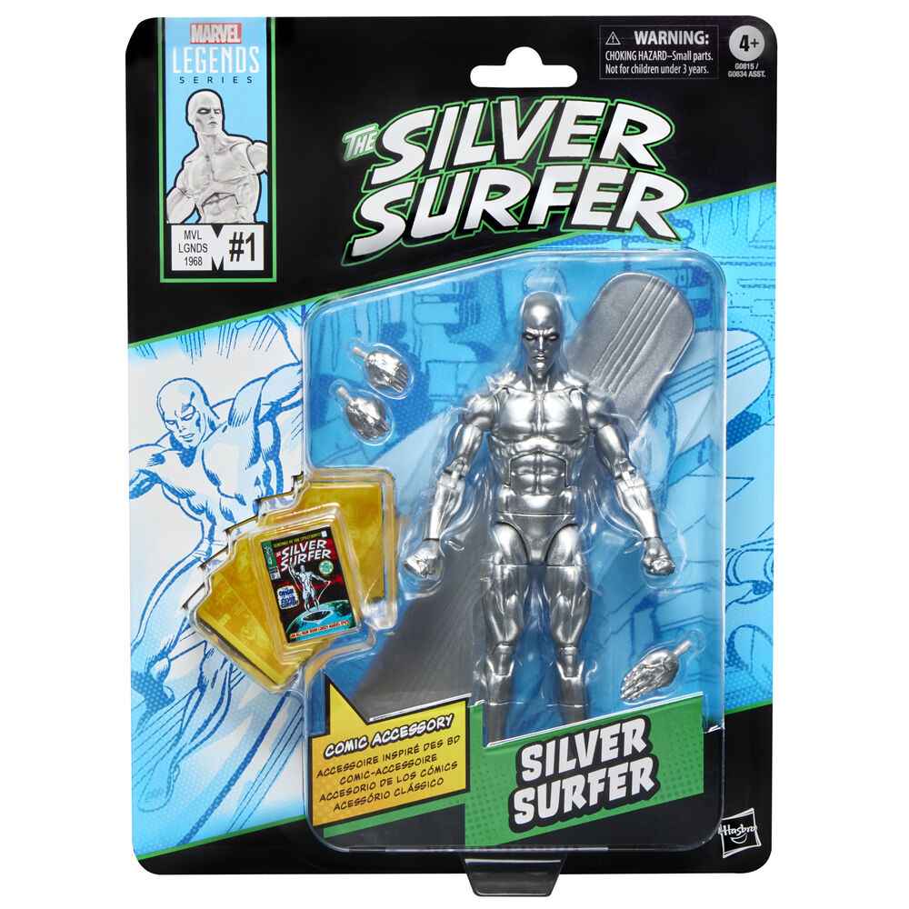 Marvel Legends Series The Silver Surfer - Silver Surfer Figur 15cm