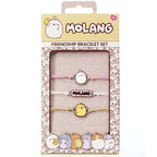 Molang set av 3 vänskapsarmband