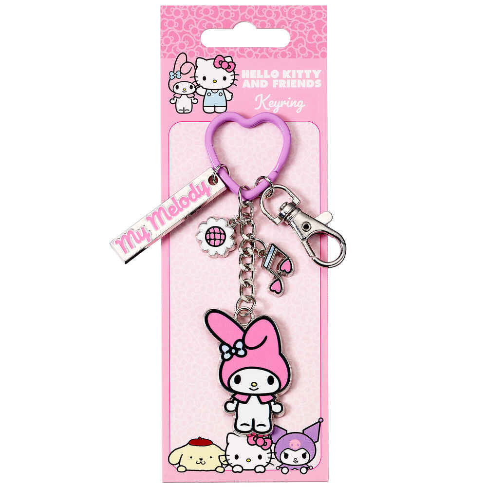 Hello Kitty My Melody Nyckelring