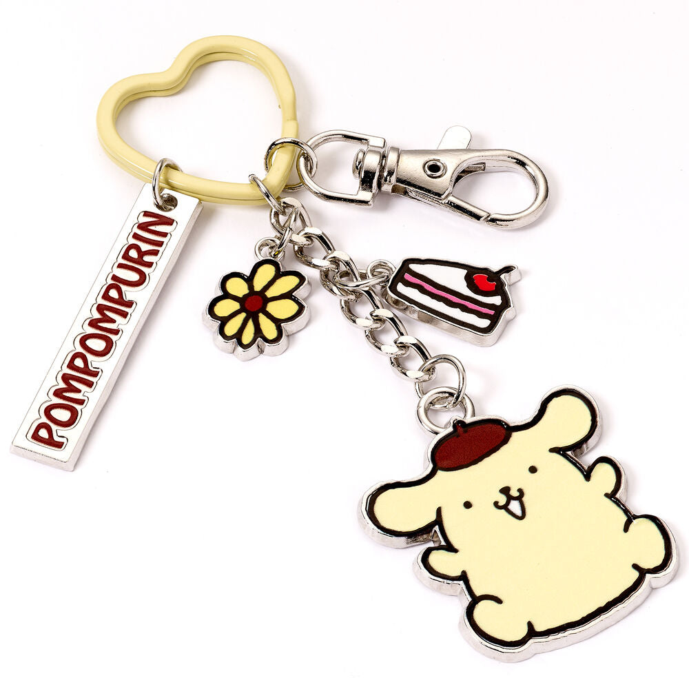 Hello Kitty Pompompurin Nyckelring