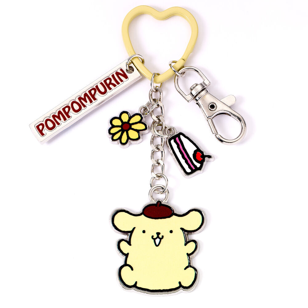 Hello Kitty Pompompurin Nyckelring