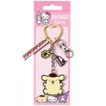 Hello Kitty Pompompurin Nyckelring