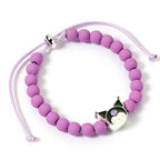 Hello Kitty Kuromi Armband i Matta Lila Kulor