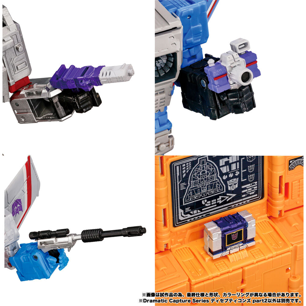 Transformers Dramatic Capture Series Decepticons Part 2 Figur