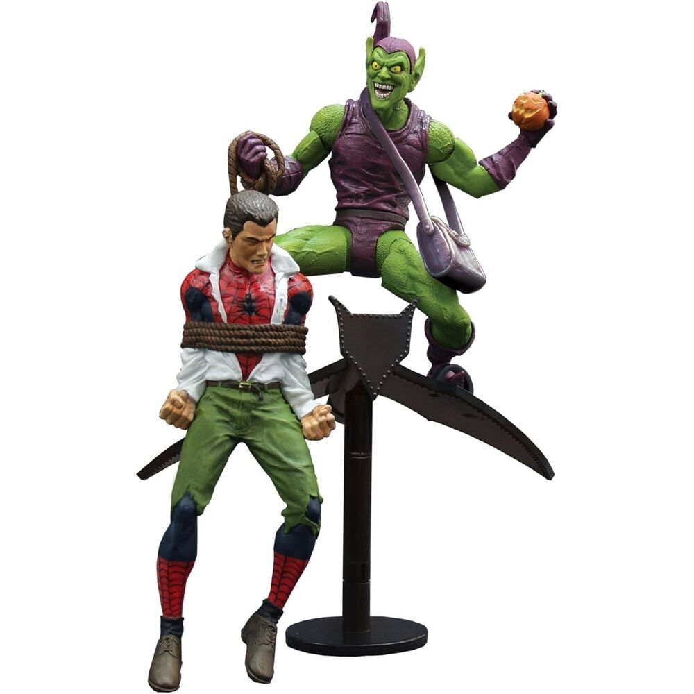 Marvel Select Duende Verde & Peter Parker Green Goblin Figur 15 cm