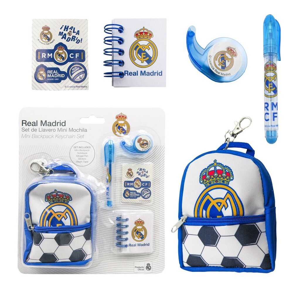 Real Madrid Stationery mini Ryggsäck set