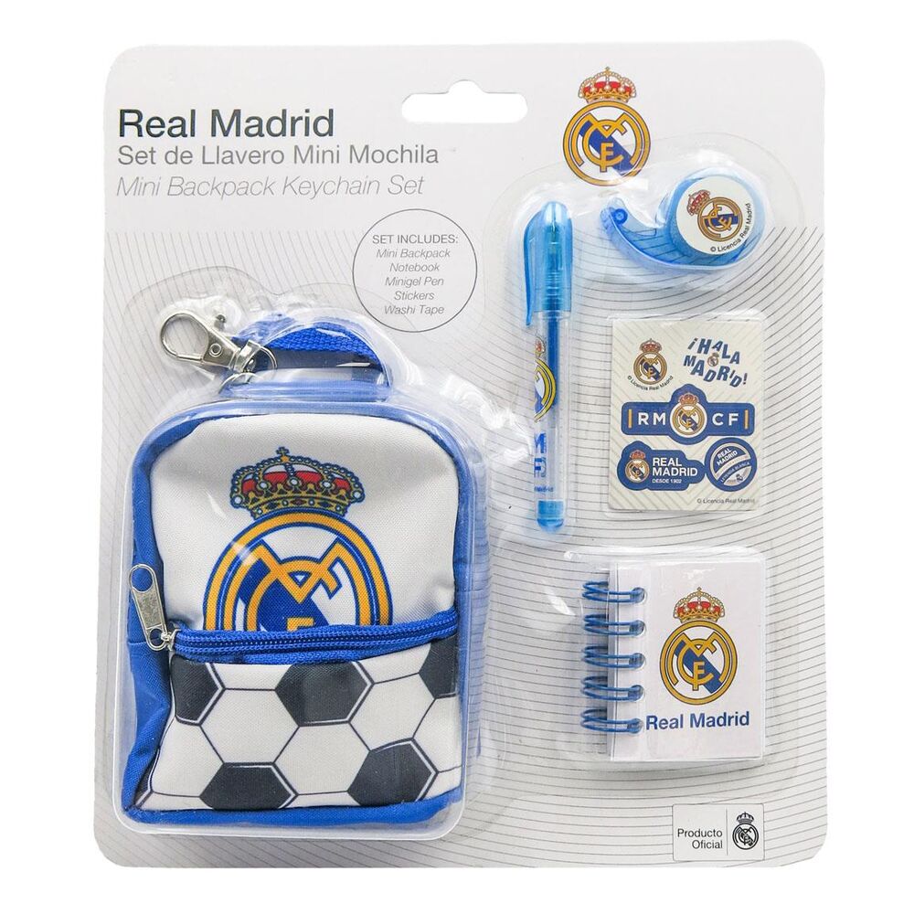 Real Madrid Stationery mini Ryggsäck set