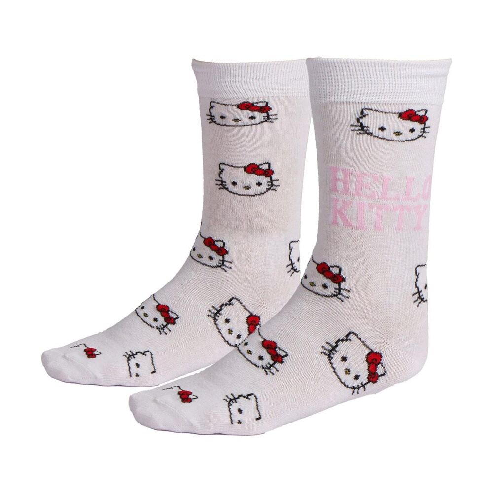Hello Kitty Pack med 3 vuxensockar