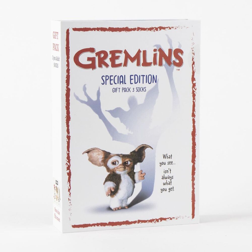 Gremlins paket med 3 vuxensockor