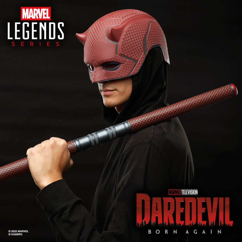Marvel Legends Series Daredevil Born Again Mask + Billy Club Replica