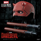 Marvel Legends Series Daredevil Born Again Mask + Billy Club Replica