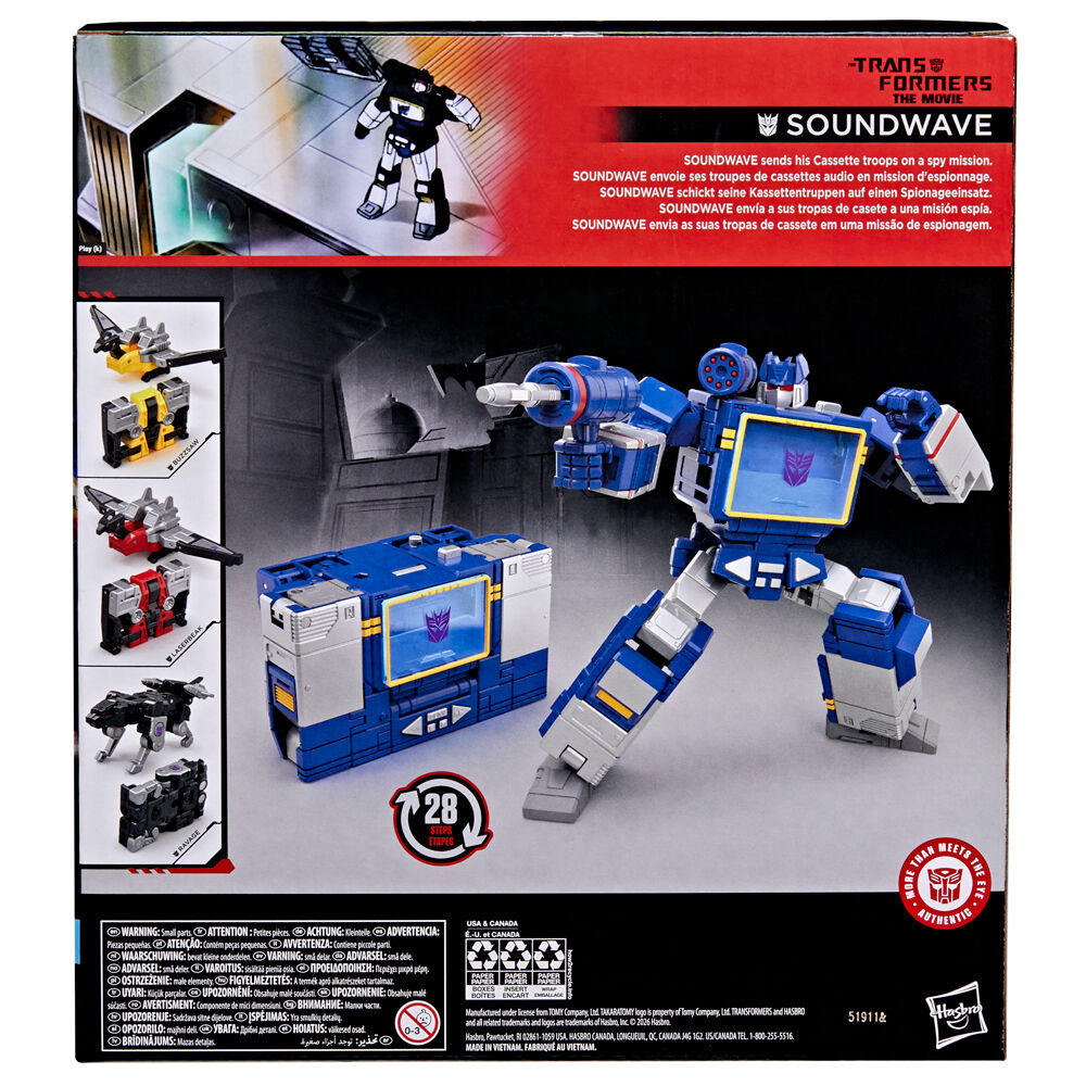 Transformers The Movie Studio Series Soundwave Figur 16,5 cm