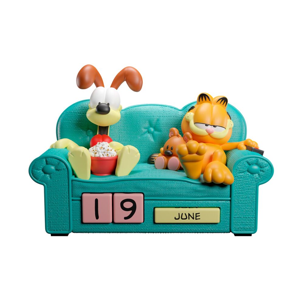 Garfield 3D Perpetual Kalender – En Tidslös Inredningsdetalj
