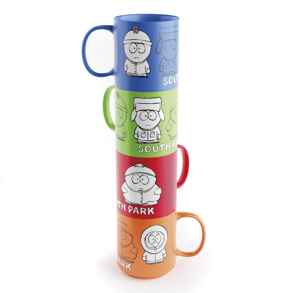 South Park Set med 4 Muggar 300ml
