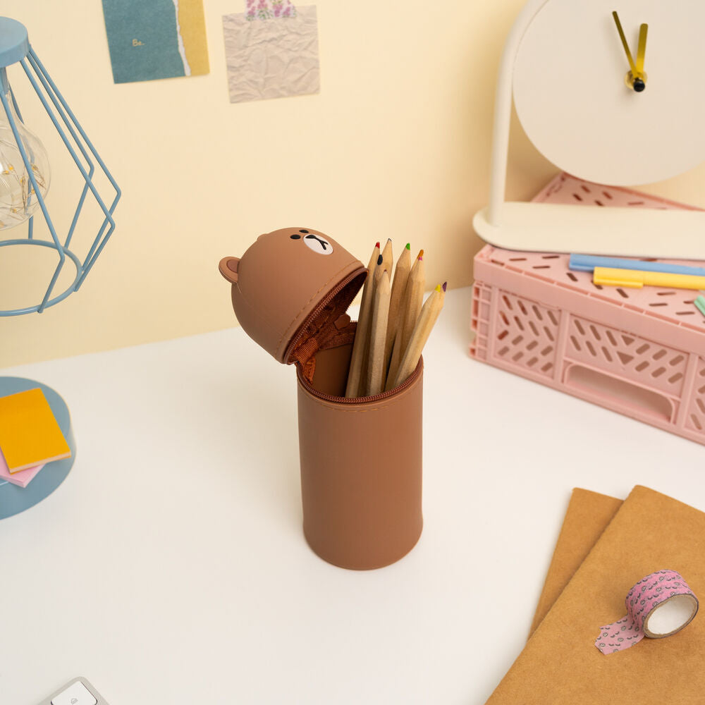 Line Friends Brown 3D Pennfodral