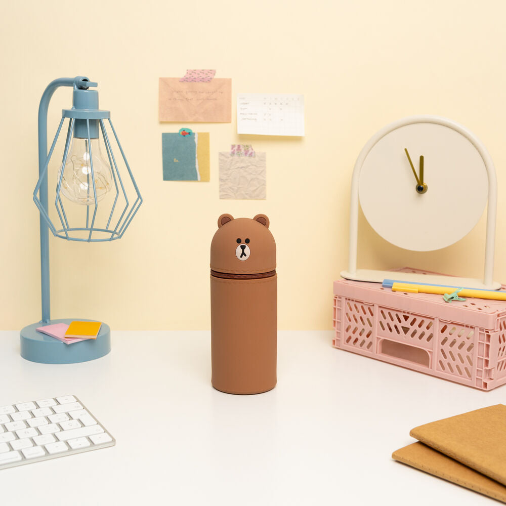 Line Friends Brown 3D Pennfodral