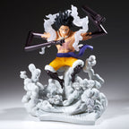One Piece Monkey D Luffy Gear 4 Senkokkei Figur 15cm