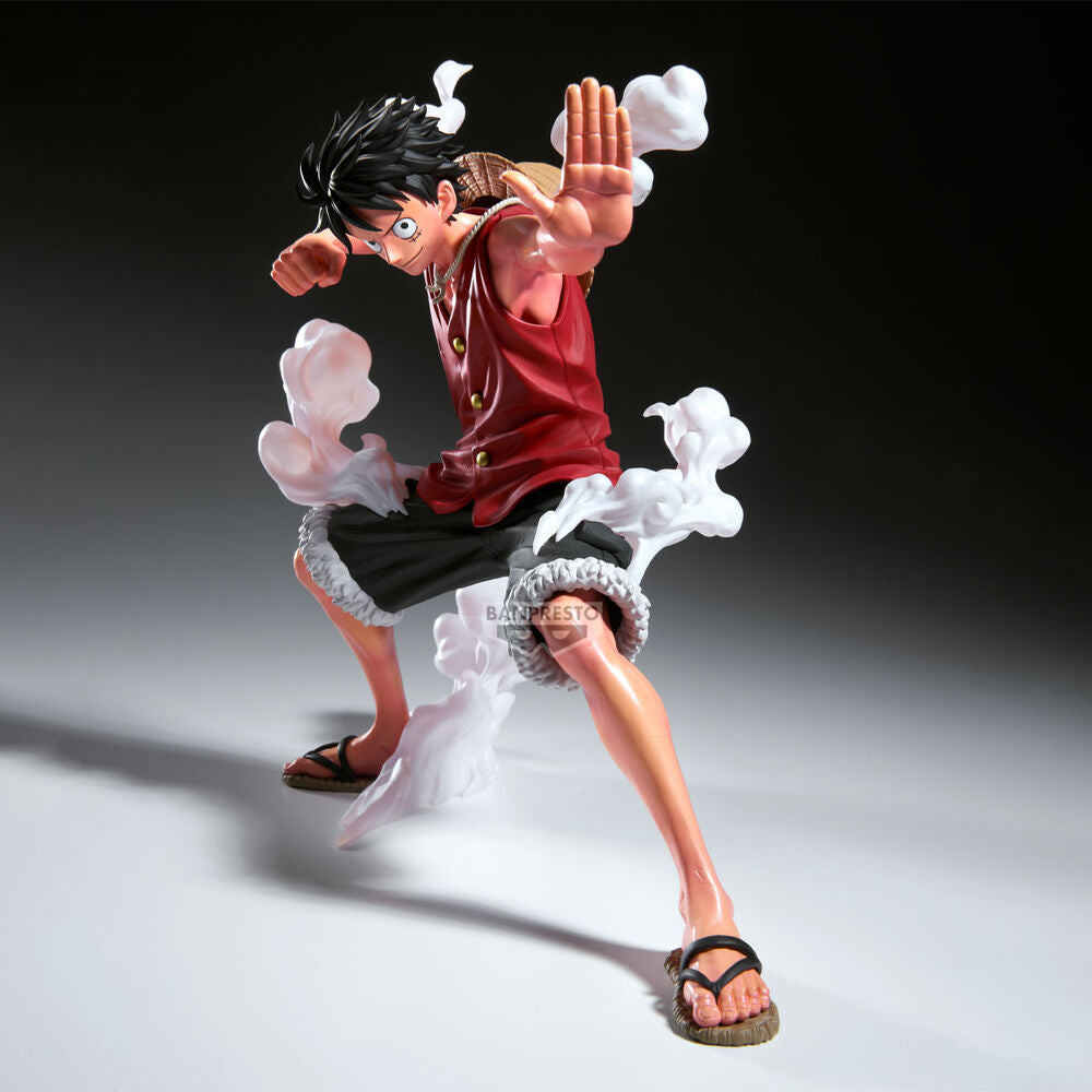 One Piece Monkey D Luffy Maximatic Plus Figur 21 cm