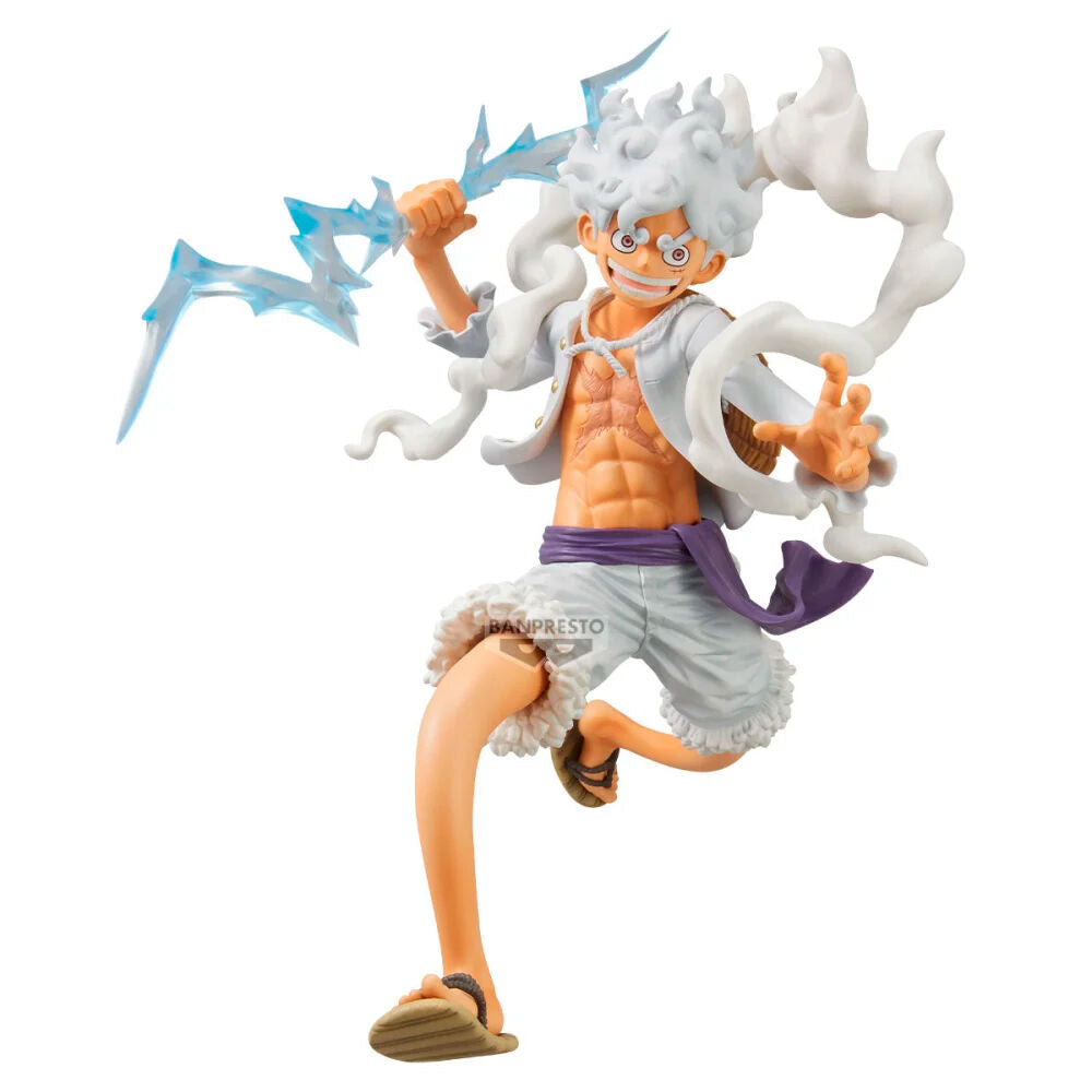 One Piece Monkey D Luffy Gear 5 Grandista Figur 25cm