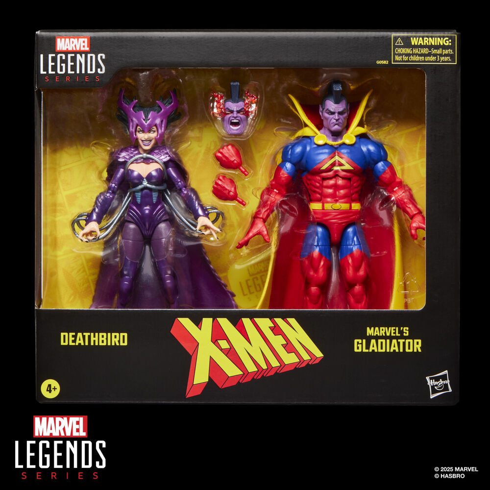 Marvel Legends Series X-Men Deathbird & Marvel's Gladiator 2-pack 15 cm