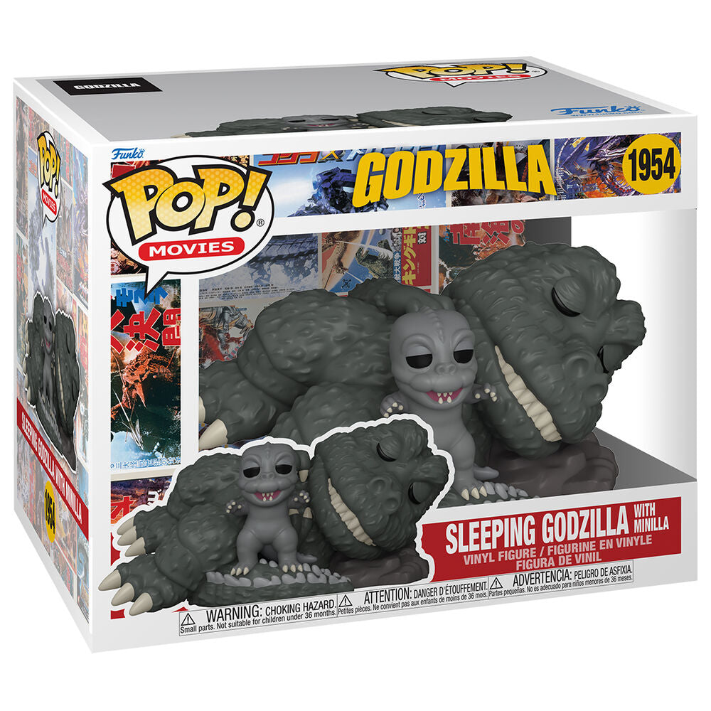 POP Figur Super Godzilla Sleeping Godzilla med Minilla