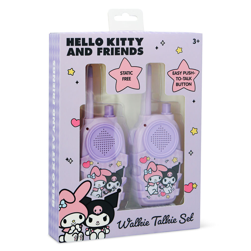 Hello Kitty Kuromi Set Walkie Talkie