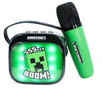 Minecraft LED Karaoke Högtalare och Mikrofon