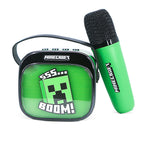 Minecraft LED Karaoke Högtalare och Mikrofon