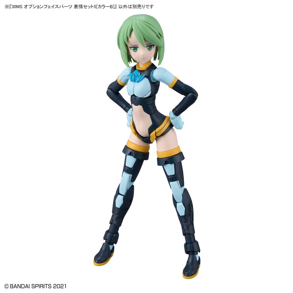 30MS Valfria Ansiktsdelar Set - 5 Färger B