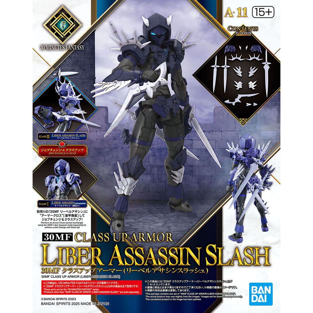 Model Kit 30 Minutes Fantasy Class Up Armor Liber Assasin Slash Figur
