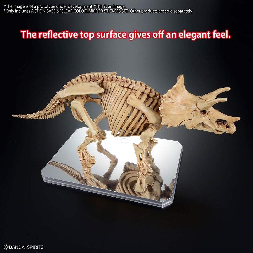 Display Stand Action Base 6 Klar med Spegelstickers