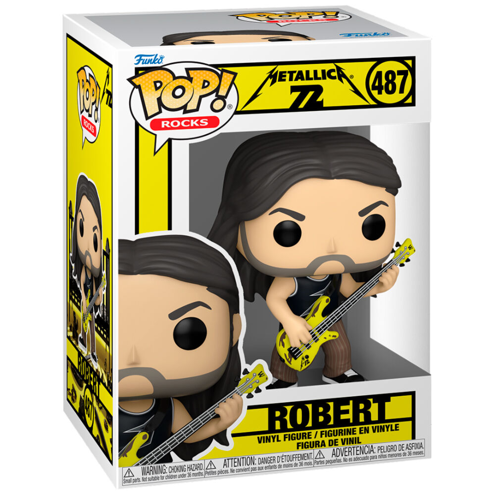 Funko POP Figur Metallica 72 Robert - Samlarobjekt för Fans