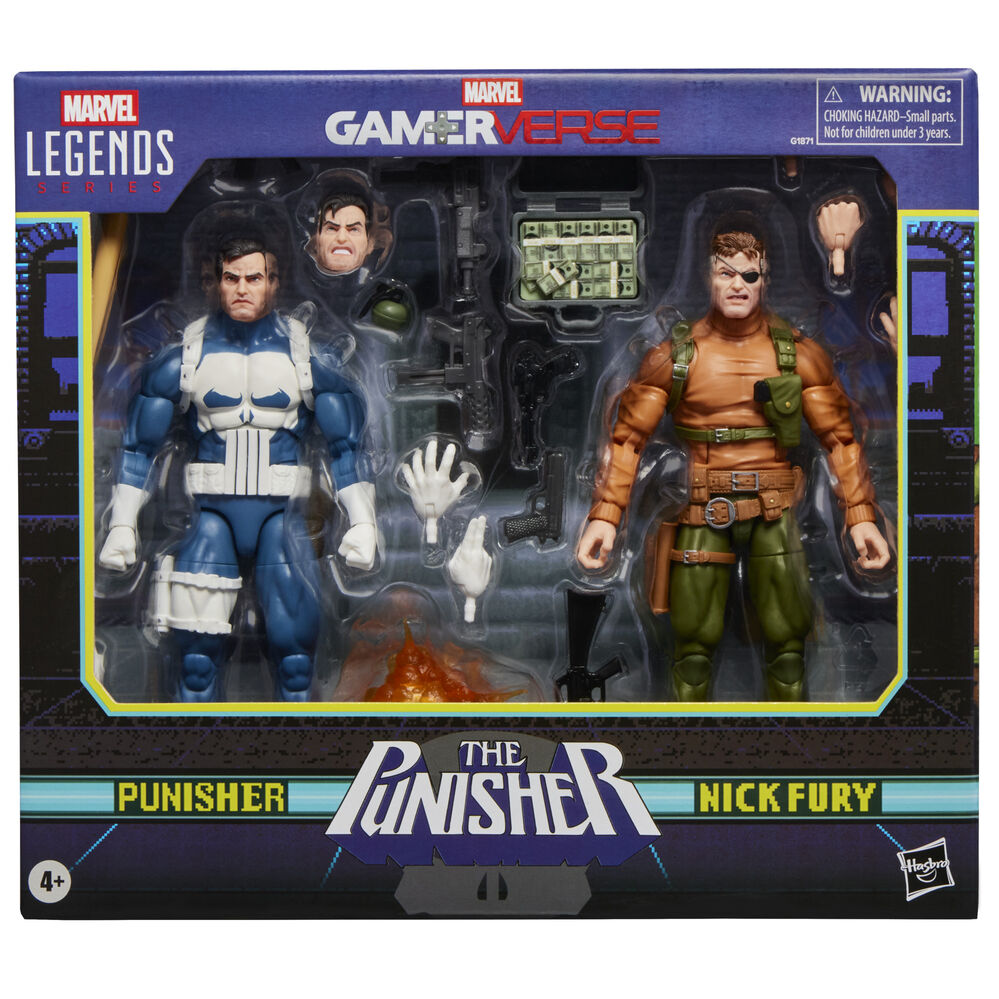 Marvel Legends Series Gamerverse - Punisher & Nick Fury Figurpaket