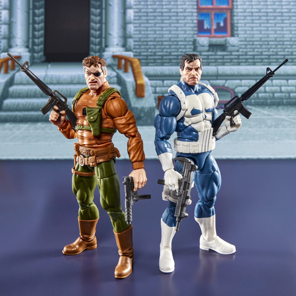 Marvel Legends Series Gamerverse The Punisher & Nick Fury Figurpaket