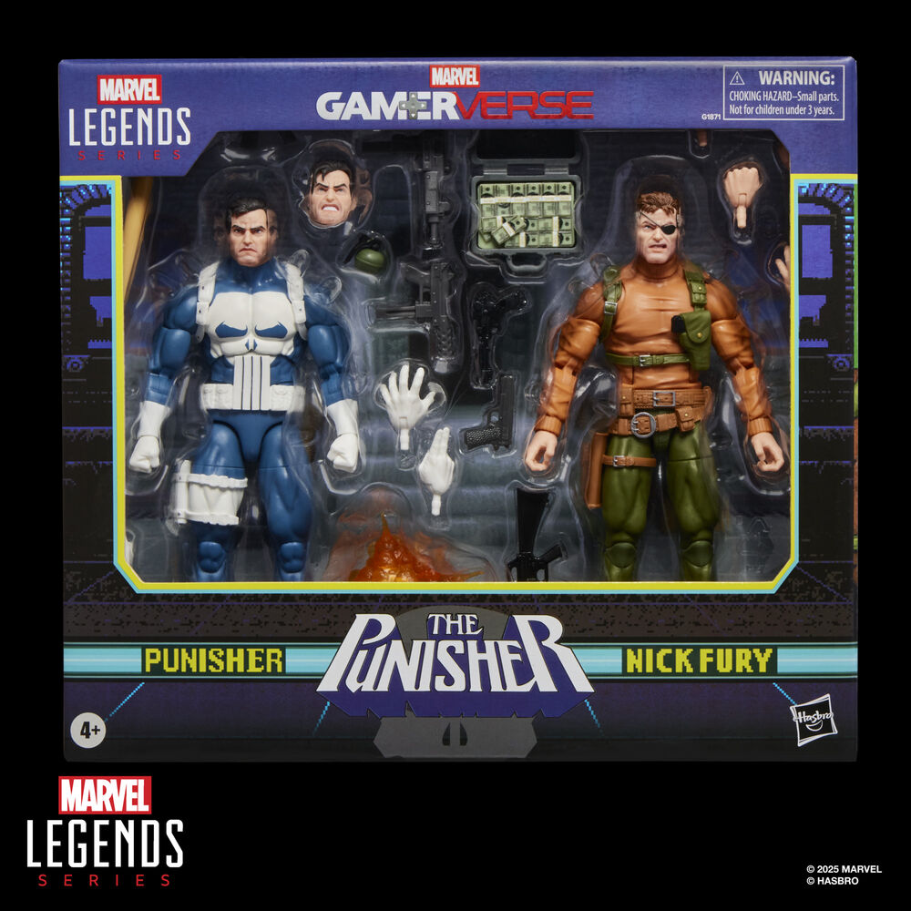 Marvel Legends Series Gamerverse The Punisher & Nick Fury Figurpaket