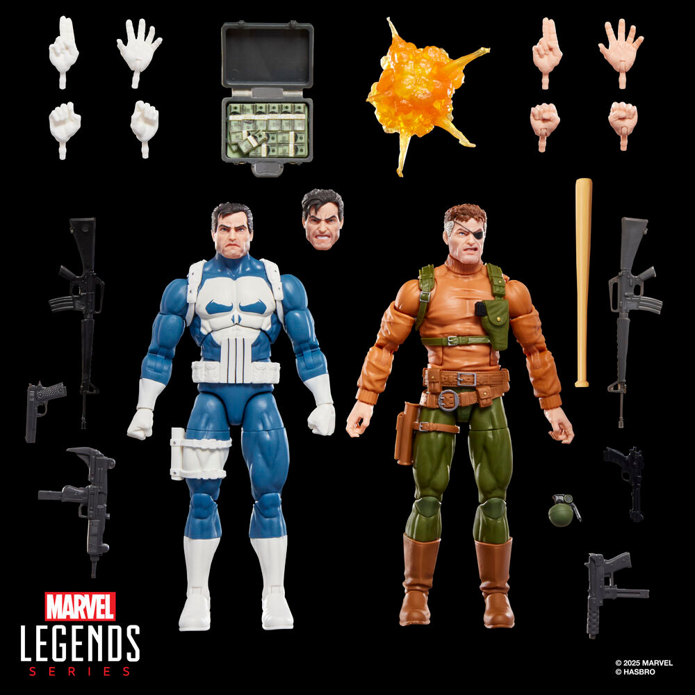 Marvel Legends Series Gamerverse The Punisher & Nick Fury Figurpaket