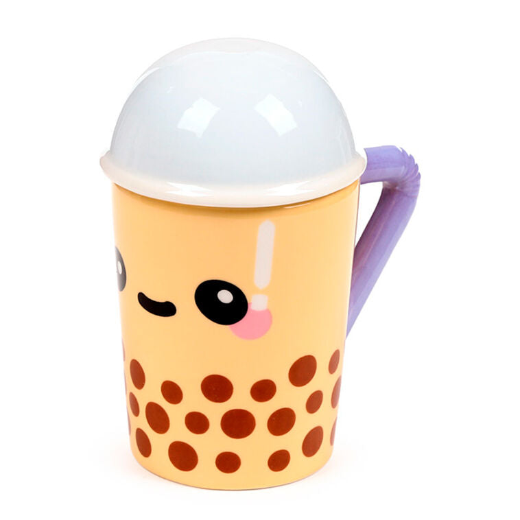 Foodiemals Boba Bubble Tea Mug med Lock 300ml