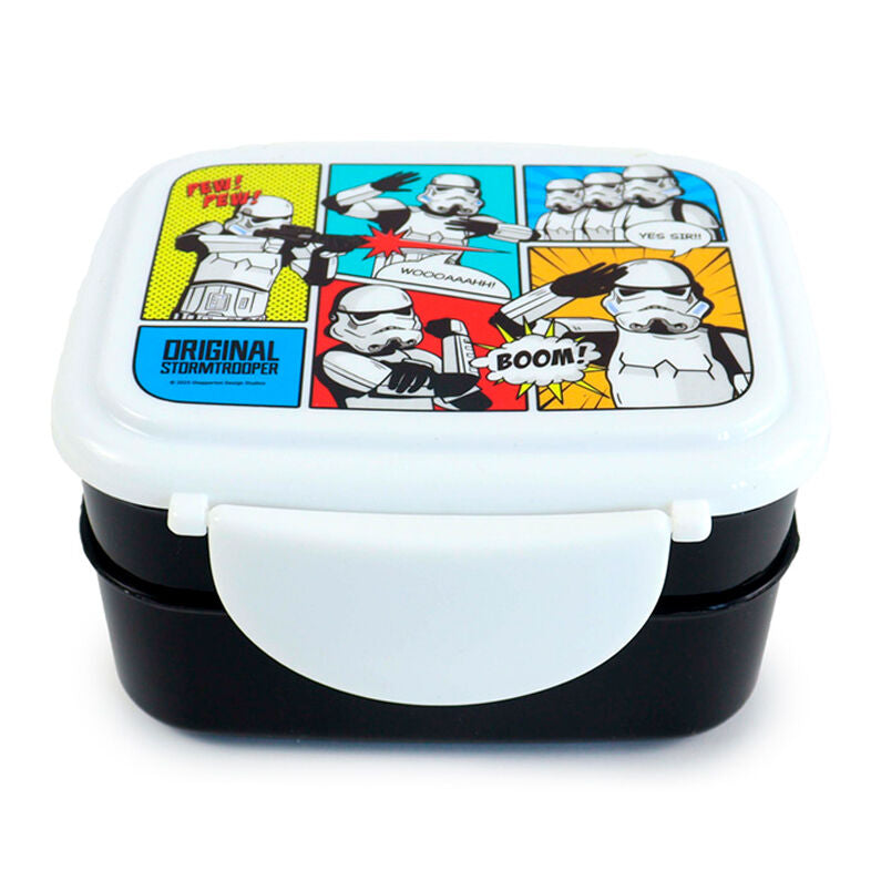 Star Wars Imperial Stormtrooper Lunch Box med Bestick