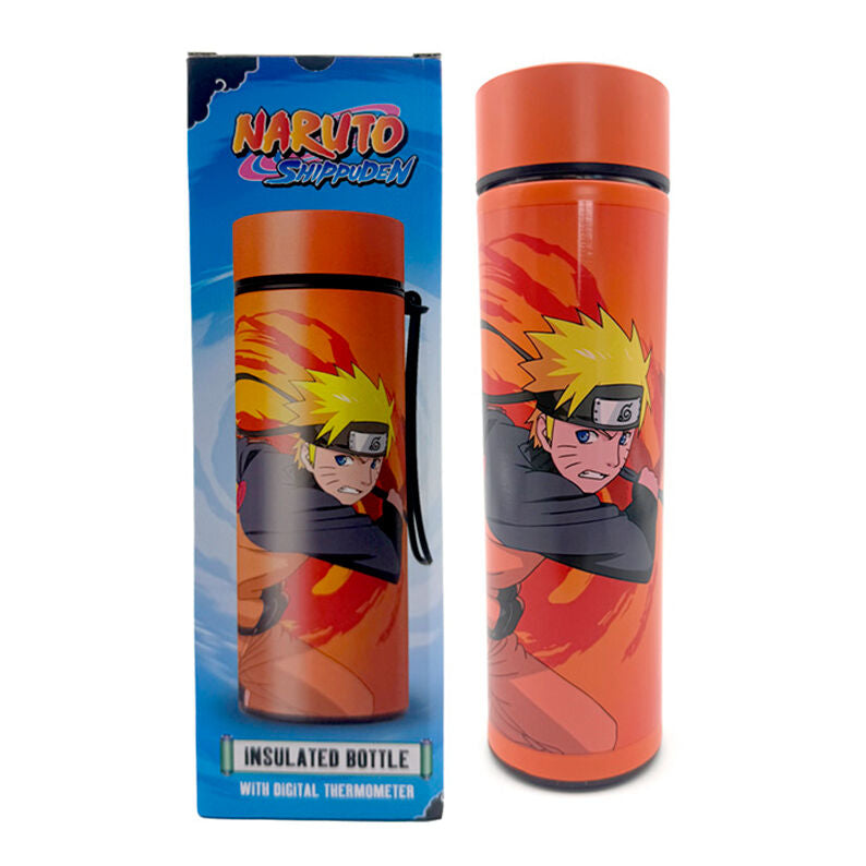 Naruto Shippuden Thermos i Rostfritt Stål med Termometer 450ml