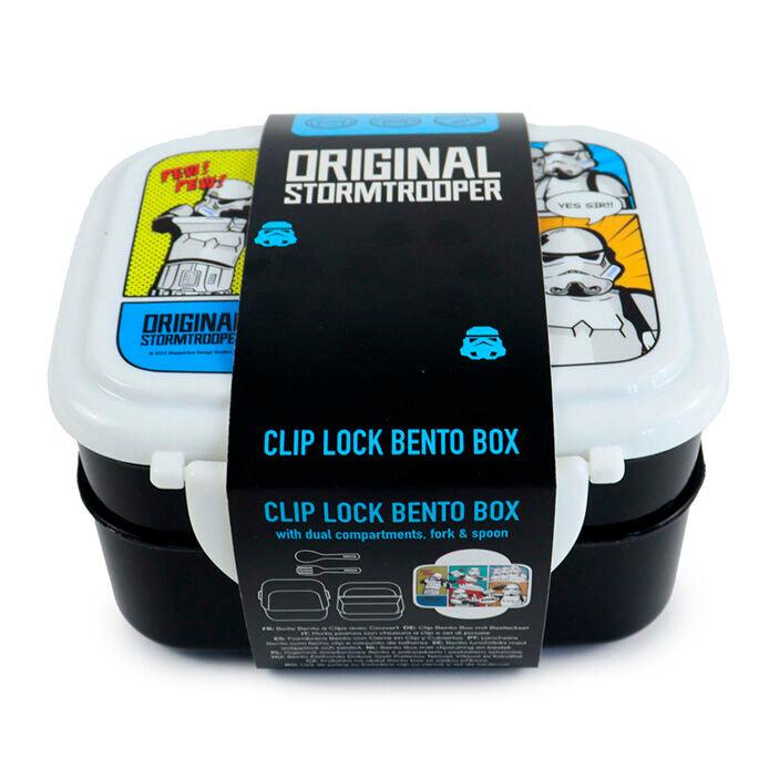 Star Wars Imperial Stormtrooper Lunch Box med Bestick