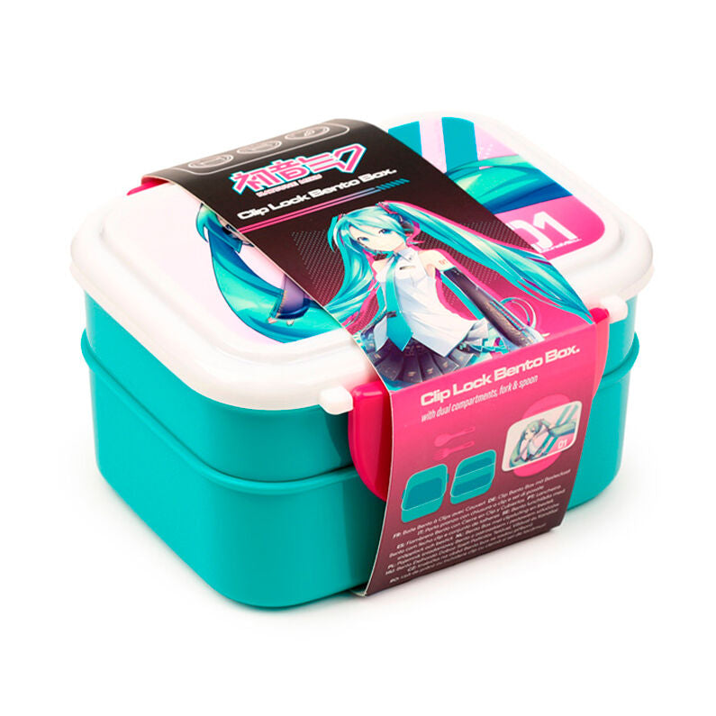 Hatsune Miku Matlåda med Bestick