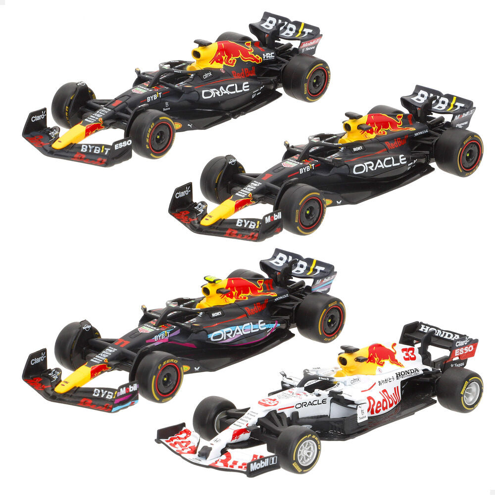 F1 Red Bull metal pack 4 bilar